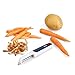 Zyliss SmoothGlide Swivel Peeler for Fruit & Vegetable - Stainless Steel Peeler - Perfect for Potato, Cucumber, Carrot, Apple, Orange, Tomatoes, & More - Comfort Grip Peeler Kitchen Tool - White