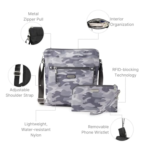 Image of Baggallini womens Go Bagg With Rfid Phone Wristlet
