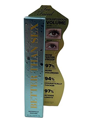 Too Faced Better Than Sex Waterproof Mascara Full Size 8.0ml - Image 4