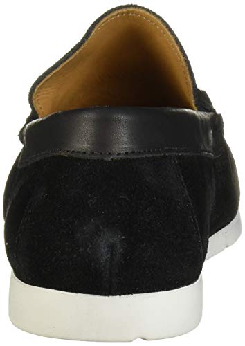 Driver Club Usa Men's Leather Eva Lightweight Technology Slip On Braid Detail Loafer, Black Suede, 9 M Us #TOP2