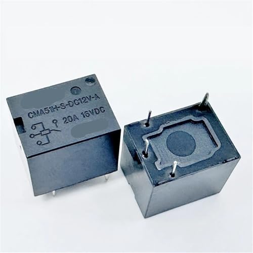 Relais 4 broches CMA51-S-DC12V A de 20A pour circuits imprimés automobiles