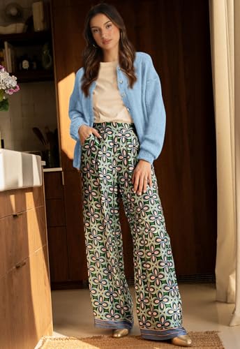 Image of PRETTYGARDEN Long Sleeve Crewneck Button Down Womens Sweaters Fall Open Front Chunky Cardigan Sweaters for Women 2026