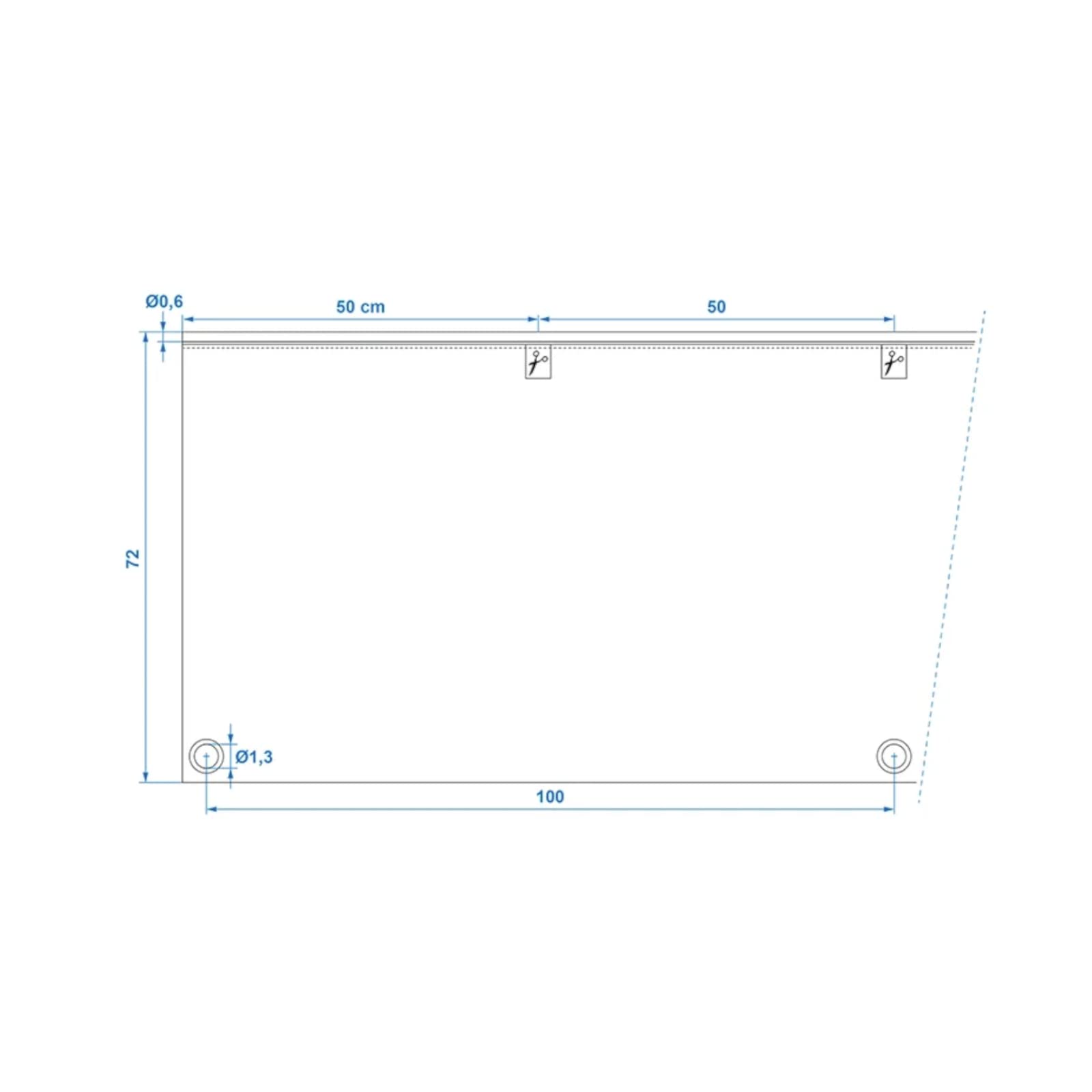 Protector de viento, 9 m, protección para debajo del suelo y neumáticos, PVC, para camping, caravanas, autocaravanas