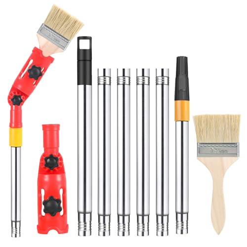 Mehrwinkel Pinsel Verlängerung Farbpinsel Verlängerung, Multi Angle Paint Brush Extende, 1m Lange Farbrollenverlängerungsstange, universelle Pinselverlängerung Passt für die Meisten Rollen und Schaber