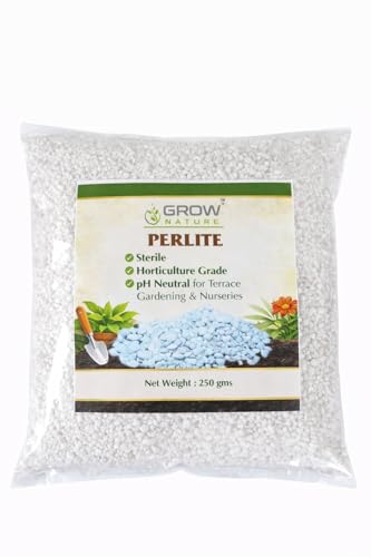 Image of Perlite for Plants | Horticulture Grade Soil Conditioner for Gardening, Terrace & Nursery | Improves Drainage & Aeration (250g)