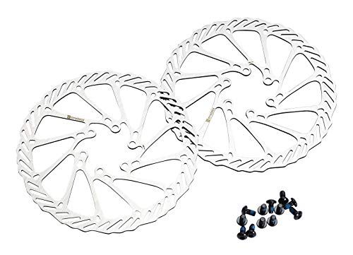 D Dymoece 2 Pcs Bike Disc Brake Rotors with 12...