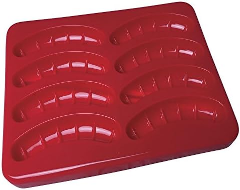 Puree Food Molds Silicone Rubber Sausages Mold - 11 1/4"L x 9 1/2"W x 1"H