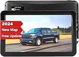 QEDASS GPS Navigation for car, 9-inch High-Definition Touch Screen，2024 Maps (Free Lifetime Updates), Truck GPS Commercial Drivers, Semi Trucker GPS Navigation System, Custom Truck Routing