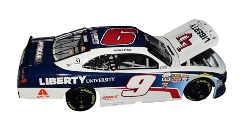 AUTOGRAPHED 2017 William Byron #9 Liberty University Racing ROOKIE SEASON (Xfinity Series) JR Motorsports Hologram COA Signed Lionel 1/24 Scale NASCAR Diecast Car (#864 of only 909 produced)