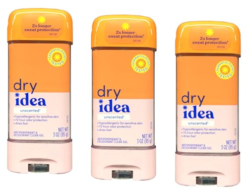 Dry Idea Clear Unscented Gel Antitranspirante 3 Pack miniatura 2