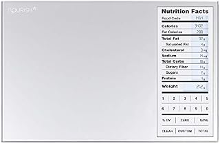 GreaterGoods Nourish Digital Kitchen Food Scale, Not-Connected, Digital Food Code App Download Included