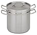 Royal Industries Podwójny kocioł z pokrywką, 16 qt, 28 x 26 cm, HT, stal nierdzewna, klasa komercyjna – certyfikat NSF