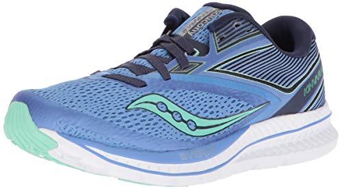 Saucony Women's Kinvara 9 Running Shoe, Blue/Teal, 5 Medium US