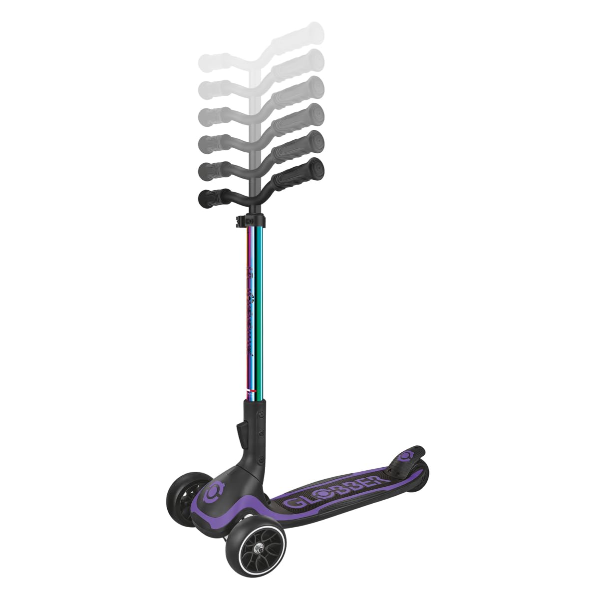 Globber ULTIMUM – Trottinette 3 Roues Pliable, Ajustable Et Super Stable Pour Toute La Famille (5 Ans à Adulte) !