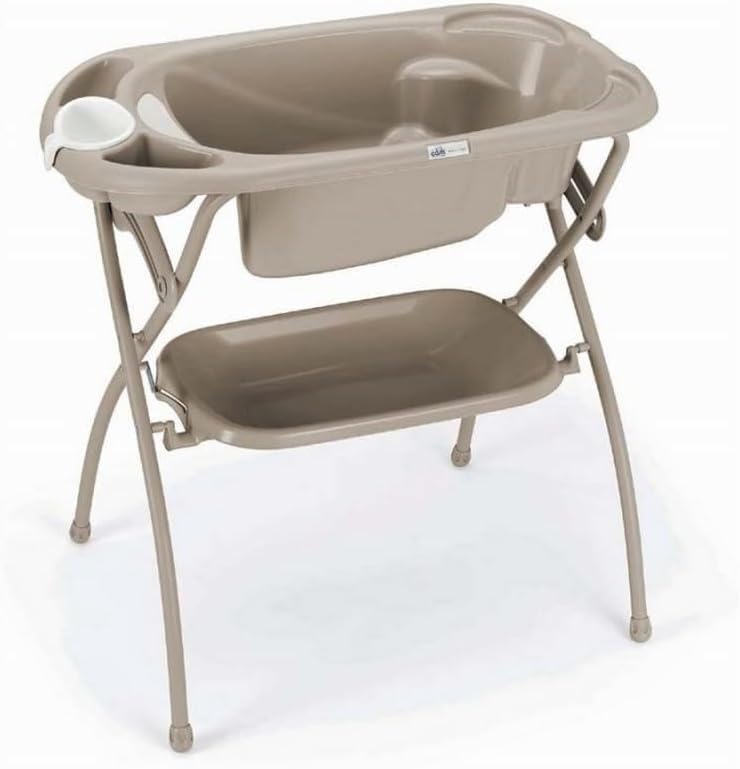CAM c525-v18 - Bathtub BabyBagno with stand - beige from 0 to 12 months, Support Feet and Plug to drain the water, Newborn bath tub for baby, portable baby bathtub, made in italy: Buy Online at Best Price in UAE - Amazon.ae
