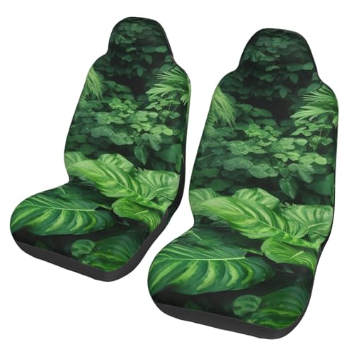 Housses de siège de voiture respirantes et universelles motif végétal