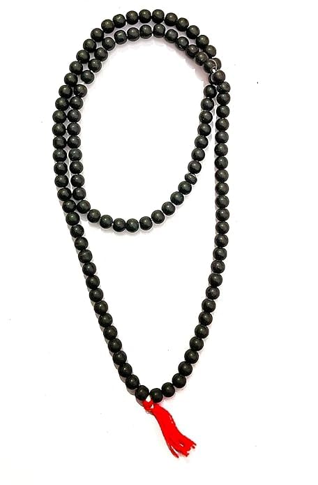 Original Natural Shaligram Stone Mala 108 Beads-image-7