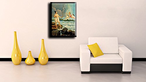 Image of Tallenge - Murugan - Raja Ravi Varma Mythology Collection - Medium Canvas - Framed (18 x 24 inches)