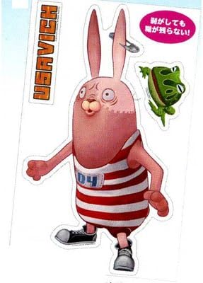 Amazon Co Jp Mtv ウサビッチ キレネンコ レニングラード ロゴ アッと驚くbigステッカー キャラクターsticker通販