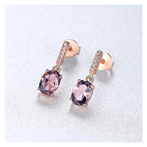 Boucles d'oreilles morganite argent 925 pour look chic - 2