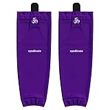 Jersey Ninja - Solid Purple Pro Style Hockey Socks
