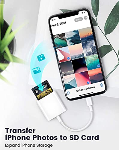 image for Wahbite Apple Lightning to SD Card Camera Reader, Trail Camera Viewer 