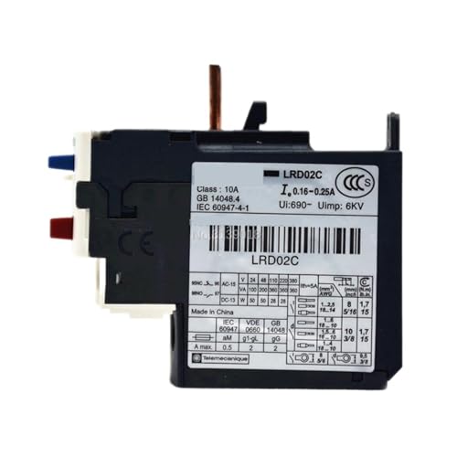 LRD02C contacteur relais de surcharge thermique réglable 0.16-0.25A TeSys LR-D02C