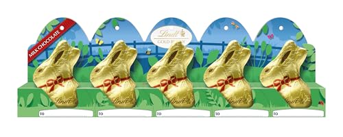 Lindt Gold Bunny Flowers Mini Milk Chocolate Easter Bunny 50g Iconic Foil Wrapped Bunny Fun Easter Chocolate Treat Easter gift