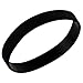 TOOGOO Brazalete de puno Munequera Pulsera de Elasticidad de Moda de Goma de Silicona Negro