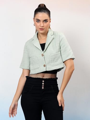 Image of KOTTY Bold & Beautiful Women's Solid Color Blazer - The Ultimate Style Statement