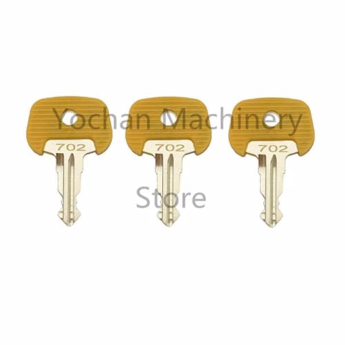 3 pz Chiave per Jungheinrich 702 Rosso Elettrico