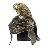HOLIDYOYO casco romano antiguo casco antiguo casco de caballero medieval accesorios disfraz halloween complementos disfraz halloween casco pirata casco de soldado adulto el plastico