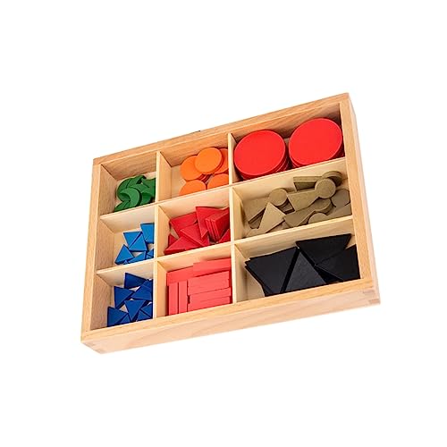 Didiseaon 2 Conjuntos De Auxiliares De Ensino Treinamento Pré-Escolar Brinquedos Educativos De Madei