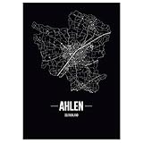JUNIWORDS Stadtposter - Wähle Deine Stadt - Ahlen - 21 x 