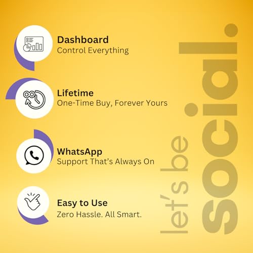 Image of Social Media Card | NFC & QR Enabled | Connect Review, Instagram, Facebook, YouTube, Whatsapp & More | Share Bio Link Instantly | Boost Reach | No App Needed