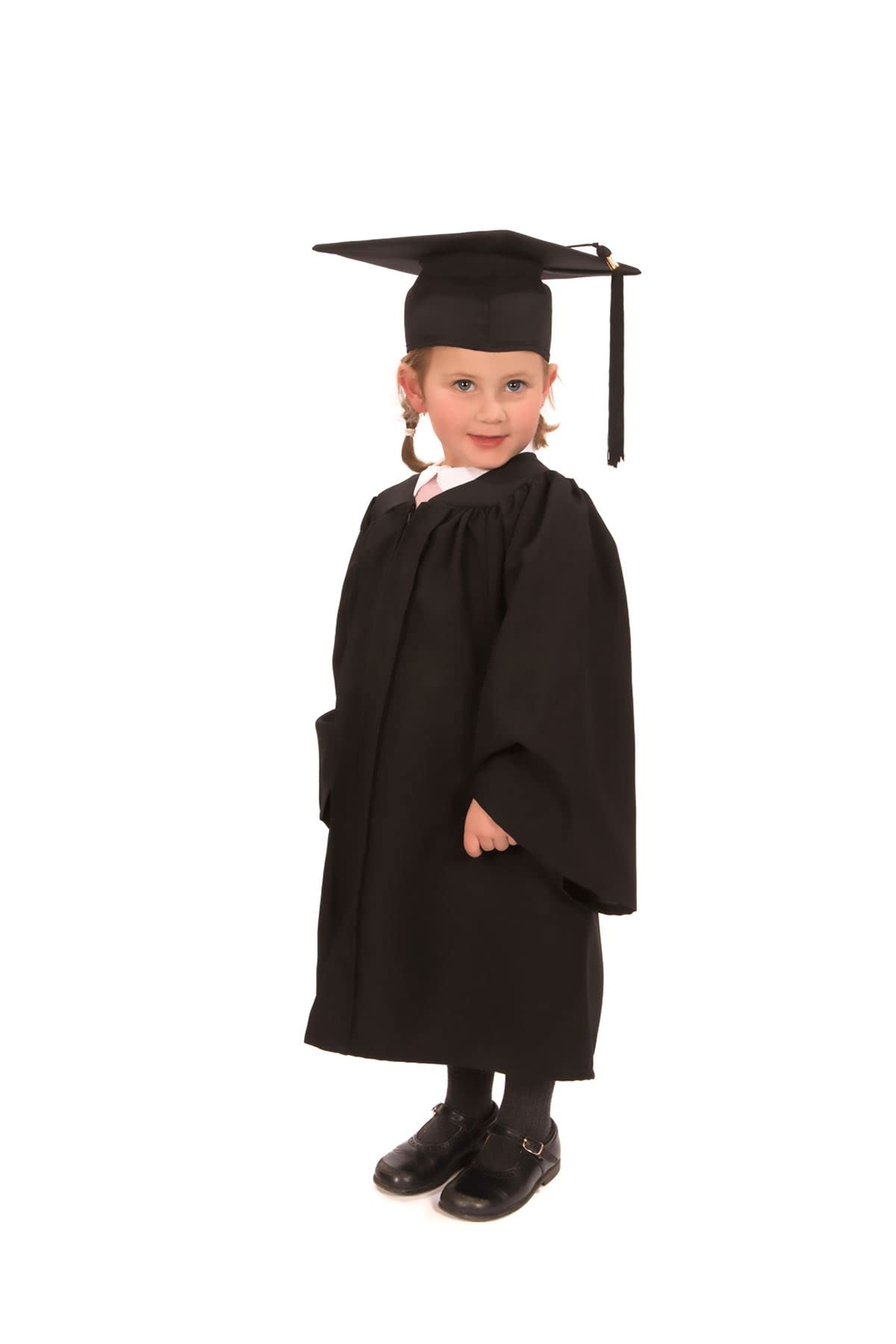 Kids Graduation Gown Costume Set with Cap and Stole for Convocation – Ideal for Boys and Girls – Perfect for School Events, Fancy Dress Competitions, and Role Play