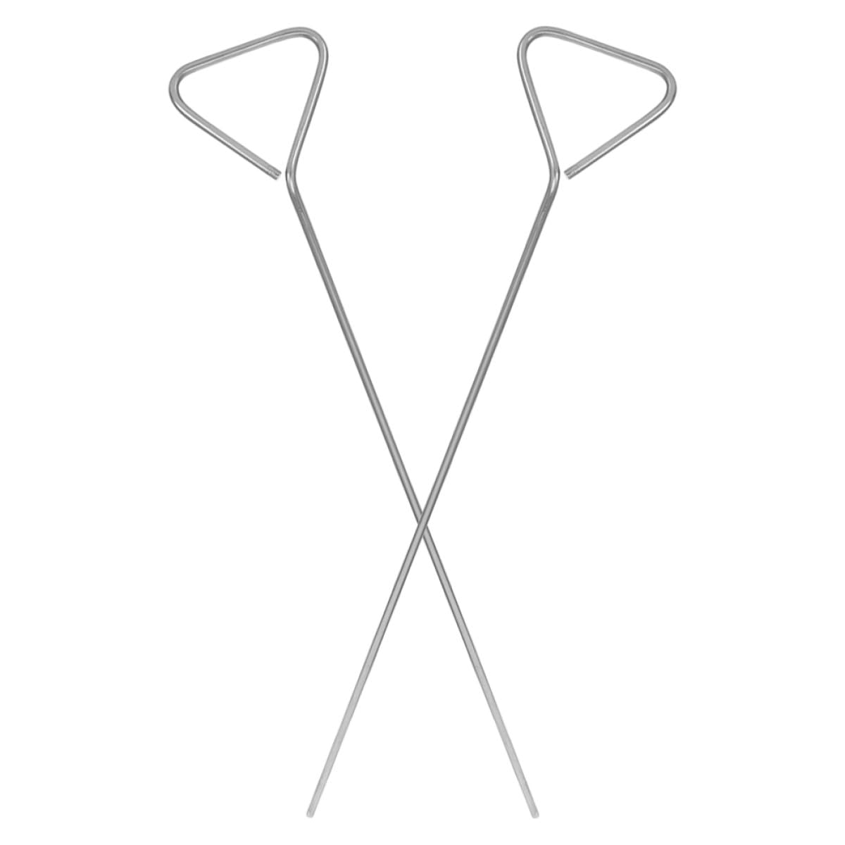 2pcs Stainless Steel Triangle Petri Dish Spreader Rods Lab Equipment Cell Culture Spreaders for Microbiology Research