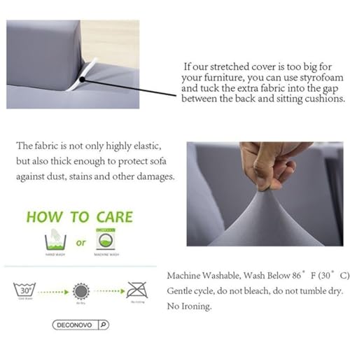 Housse de canapé imperméable et extensible ARIASS pour 3 coussins