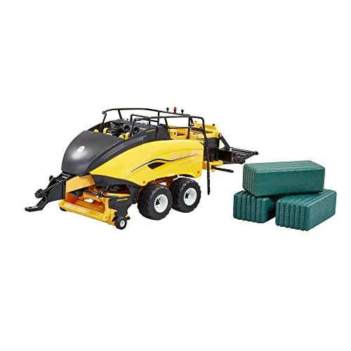 Britains New Holland BigBaler 1290 Plus - Juguete de Granja para niños, Juguete de Tractor, réplica de Juguete New Holland Compatible con Animales de Granja a Escala 1:32 y Juguetes, Adecuado para