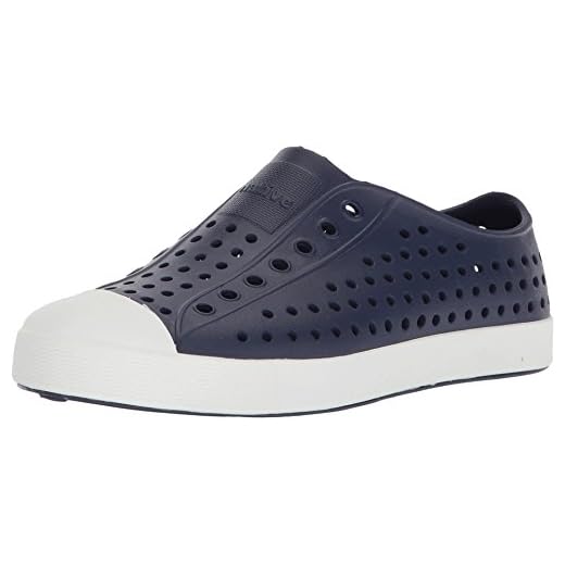Native Shoes Jefferson Shoe Review | Products Review, Walking Shoes Native Shoes - Jefferson Child, Regatta Blue/Shell White, C5 M US