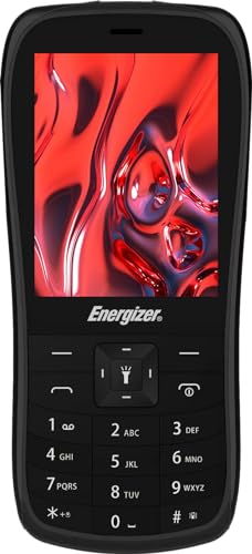 Energizer – Teléfono móvil con Teclado físico E29-2G – gsm – Dual SIM (Mini SIM) – Negro – Desbloqueado – Teléfono Senior Resistente Barato