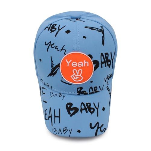 Image of VRITRAZ Unisex Kids Baseball Cap, Lightweight Adjustable Casual Sports Hat | for School, Travel and Outdoor Activities, Boys and Girls (4-12 Years)
