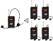 ANLEON MTG-100 Wireless Acoustic Transmission System Tour Guide Simultaneous Translation System (1 Transmitter & 4 Receivers)