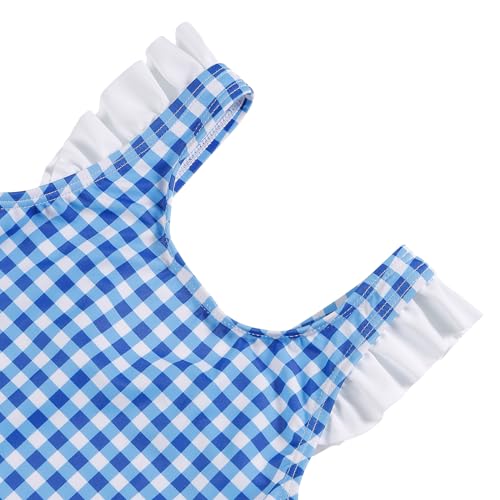 LIZENS One Piece Swimsuit for Girls Swimwear with Ruffled Children Bathing Suit3