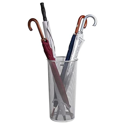 Sinoba Portaombrelli in metallo (argento)