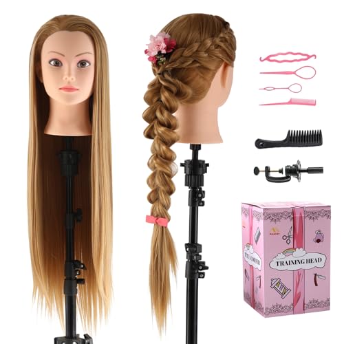 Mannequin Head with Hair 26 Inch Cosmetology Mannequin Head