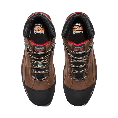 Image of Timberland PRO mens Bosshog 6 inch Composite Safety Toe Puncture Resistant Waterproof Industrial Work Boot