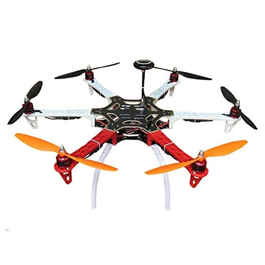 Hobbypower DIY F550 Hexacopter Frame Kit with Pixhawk Fight Controller+7M GPS +Simonk 30A ESC + 2212 920KV Motor