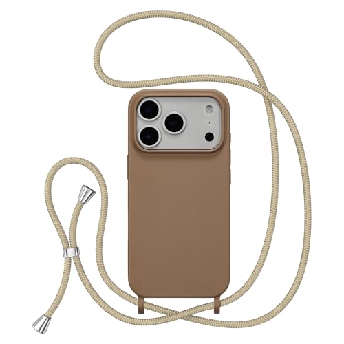 ZTOFERA Crossbody Case for iPhone 18 Pro Max/iPhone 17 Pro Max,Brown