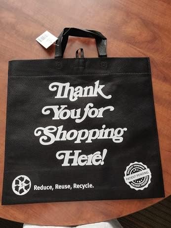 Redi Bag Black Reusable Thank You Bag (100 Count) - Image 2